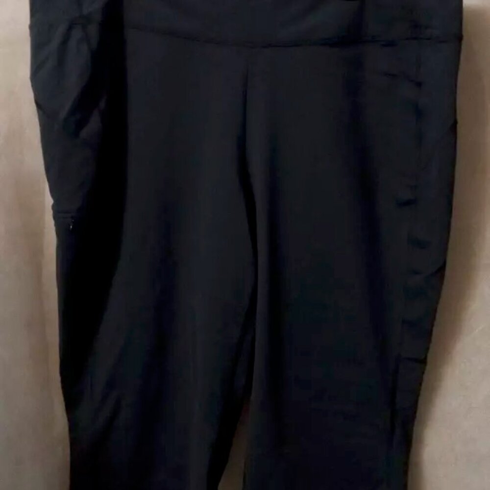 2X Black Duluth Trading Company Cropped Yoga Pants Athletic Comfortable
